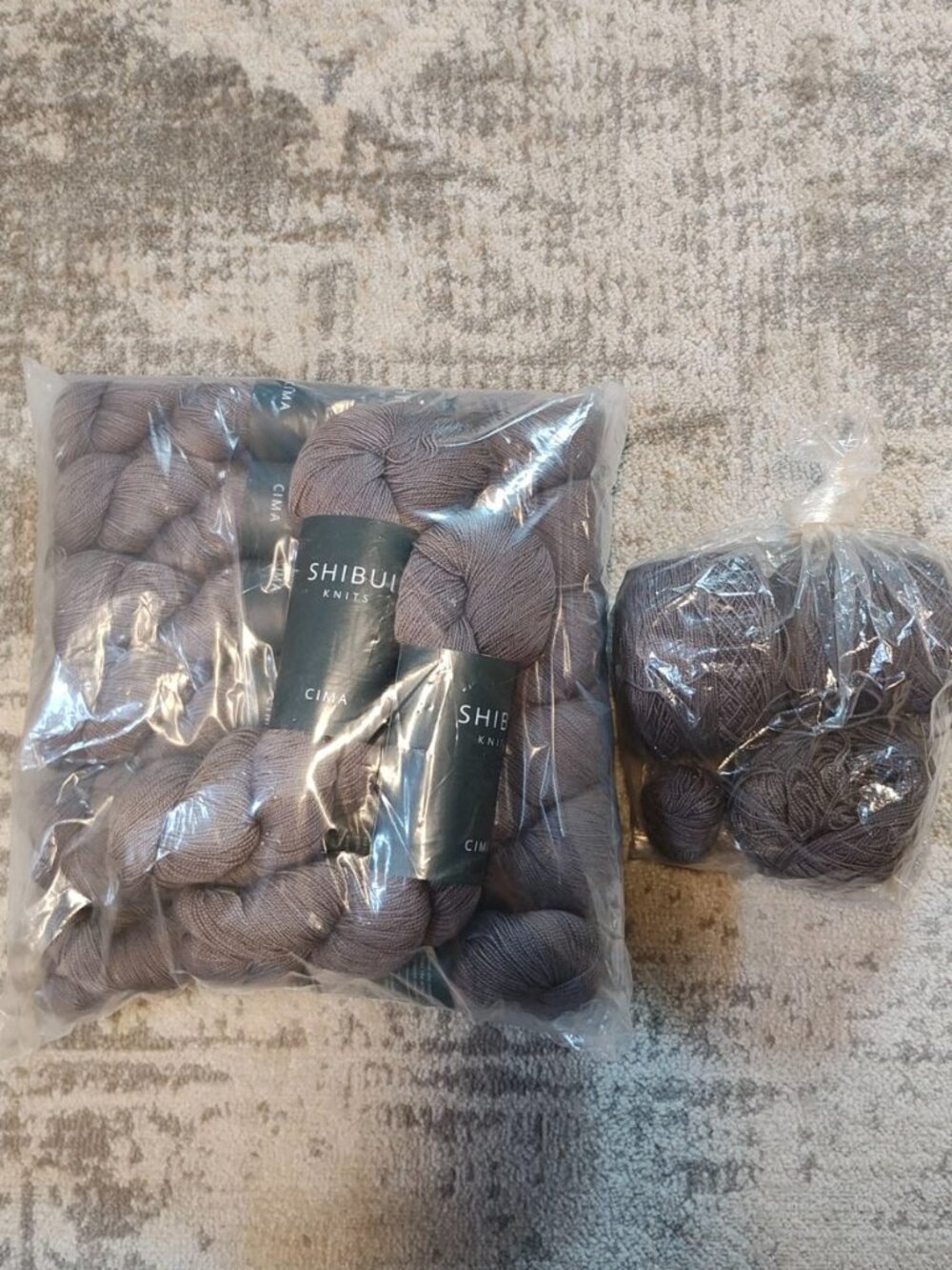 13+ Skeins Shibui Knits Cima Yarn 2022 Mineral Brown Lace Weight Alpaca Merino - Picture 2 of 4